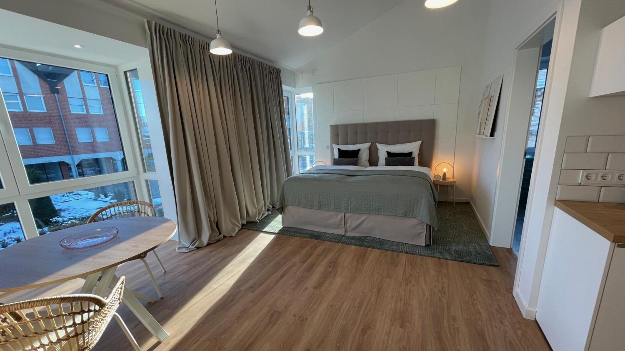 Moderne Neue Apartments Zum Wohlfuehlen Im Boardinghouse Bed & Butter Hasbergen 외부 사진