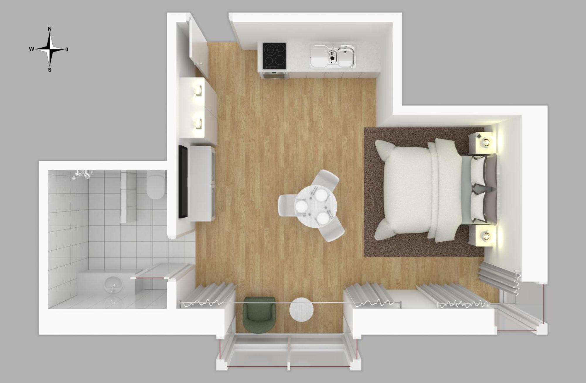 Moderne Neue Apartments Zum Wohlfuehlen Im Boardinghouse Bed & Butter Hasbergen 외부 사진