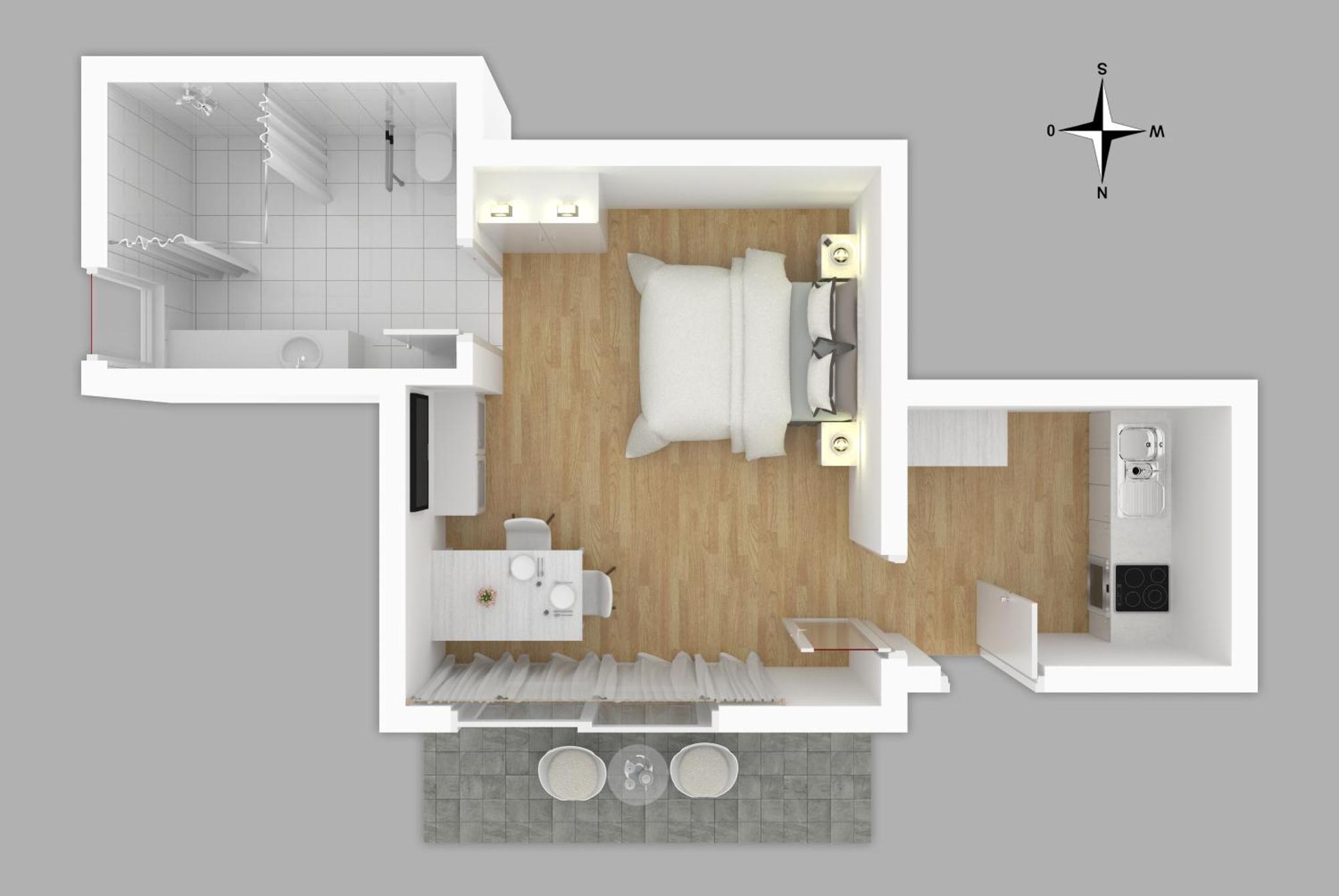 Moderne Neue Apartments Zum Wohlfuehlen Im Boardinghouse Bed & Butter Hasbergen 외부 사진